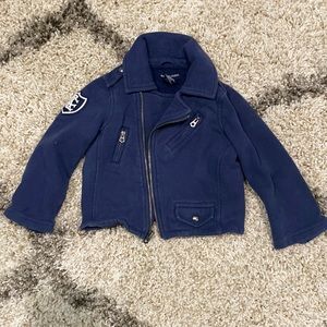 Ralph Lauren Moto Style Sweatshirt Jacket